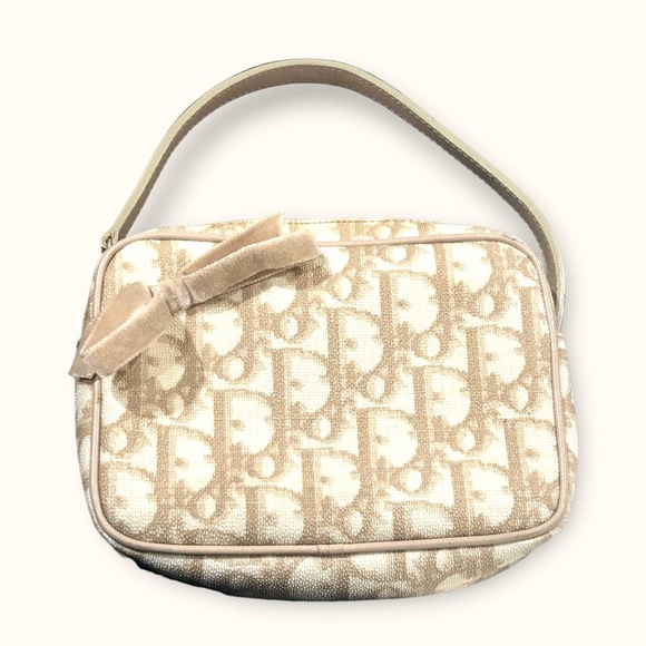 Dior Handbags - COPY - Rare, Christian Dior Trotter Beige Mini Handbag Excellent condition